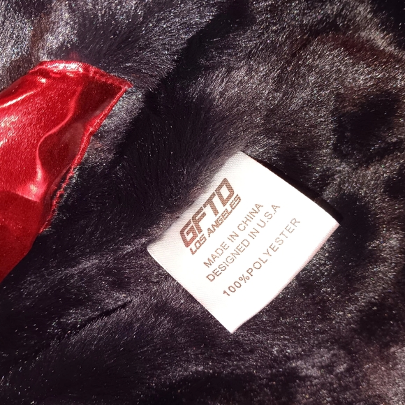 GIFTED LA VEST JACKET WITH HOOD RED WOMENS SMALL 100%POLYESTER - Picture 9 of 14